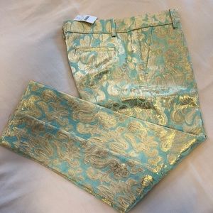 JCrew jacquard pants